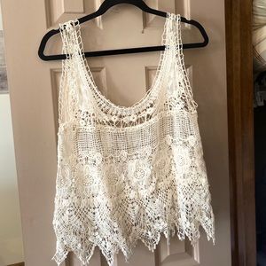 Delia*s Crochet Top